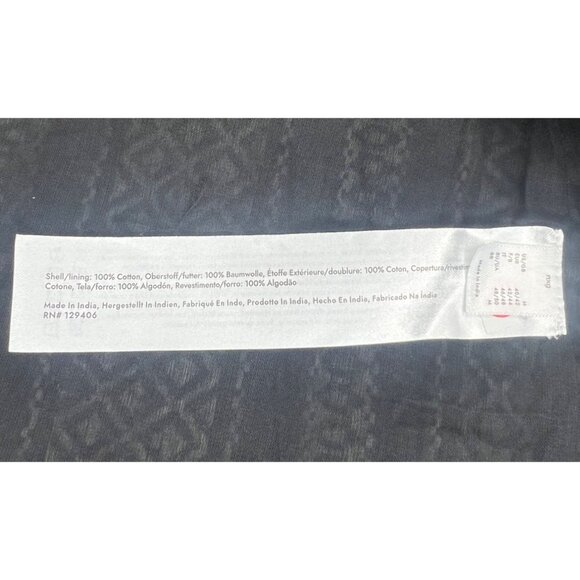 Venus Black & White Geometric Print Sleeveless Wrap Dress Beach Cover-up Medium - Picture 5 of 15